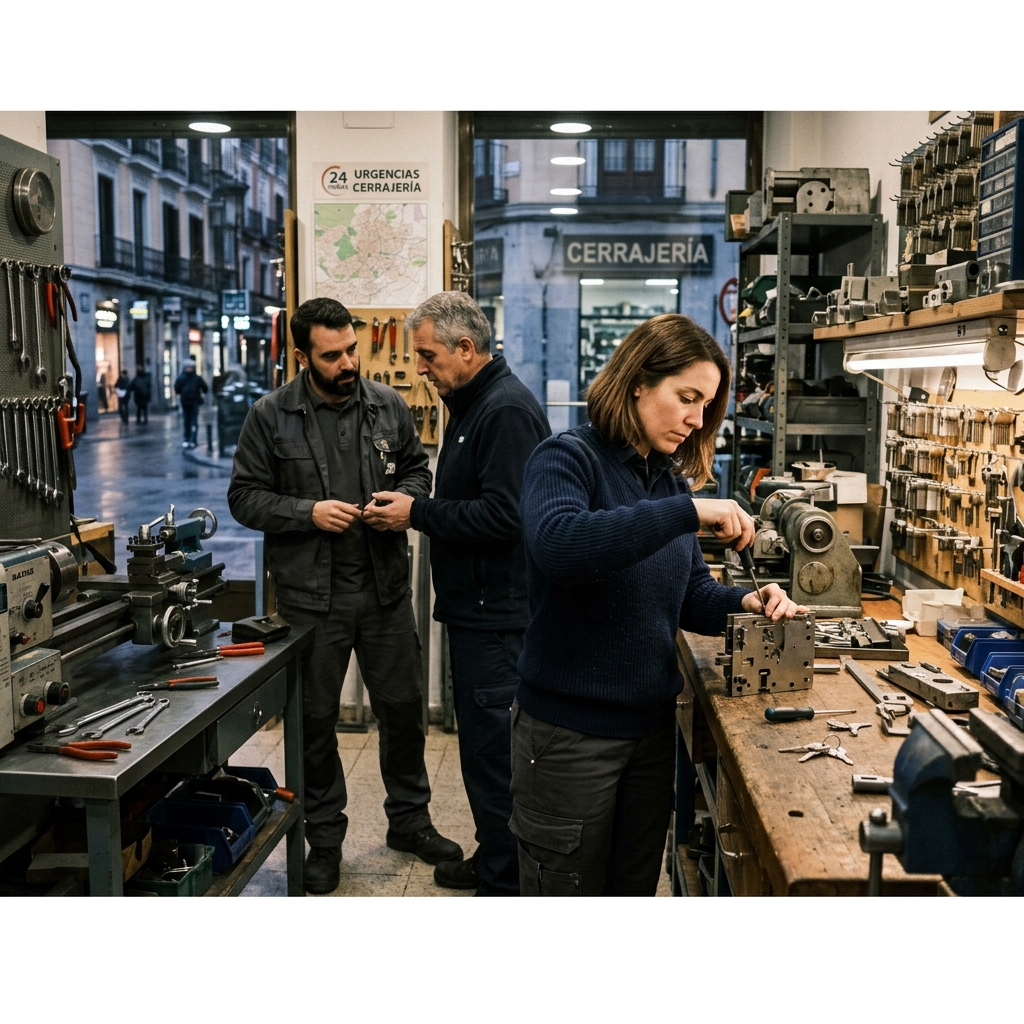Equipo de Test CI Cerrajeros — cerrajería de urgencias en Madrid